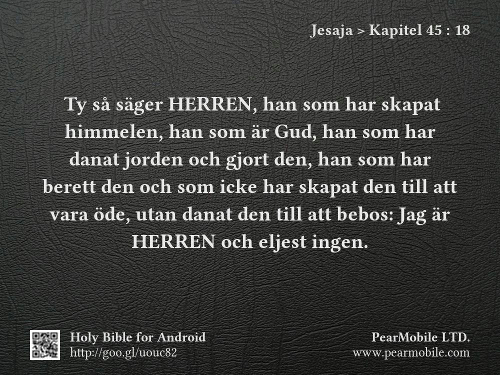 Jesaja, Kapitel 45:18